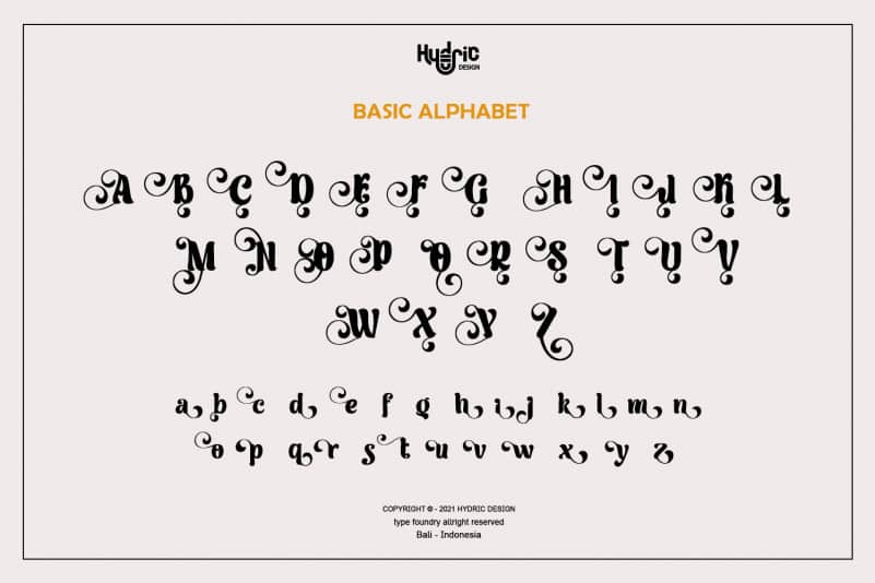 Milli Display Typeface preview image 2