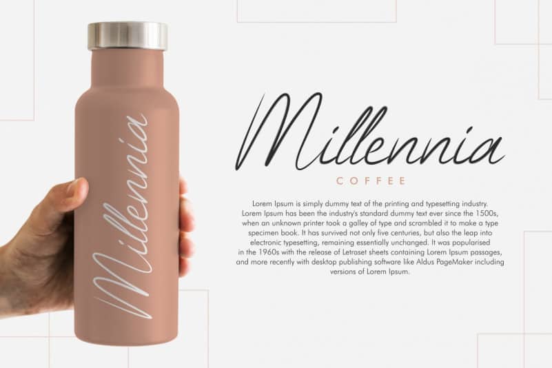 Biographical Script Font preview image 3