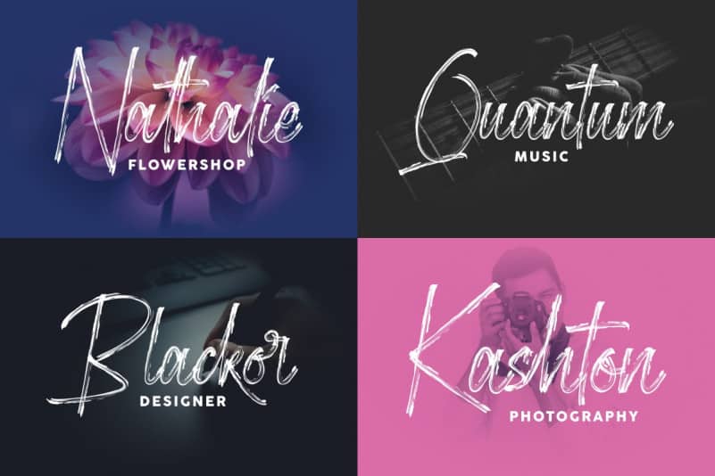Stockholder Brush Font preview image 5