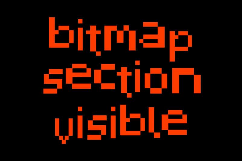 Pixelated Display Font preview image 2