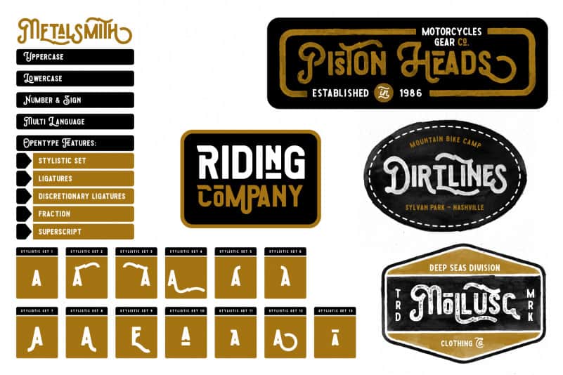 Metalsmith Display Font preview image 4