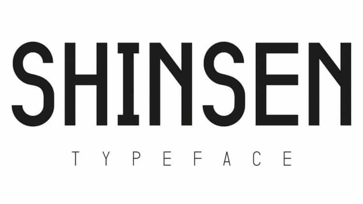 Shinsen Sans Serif Font