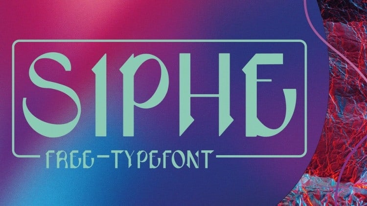 Siphe Display Font