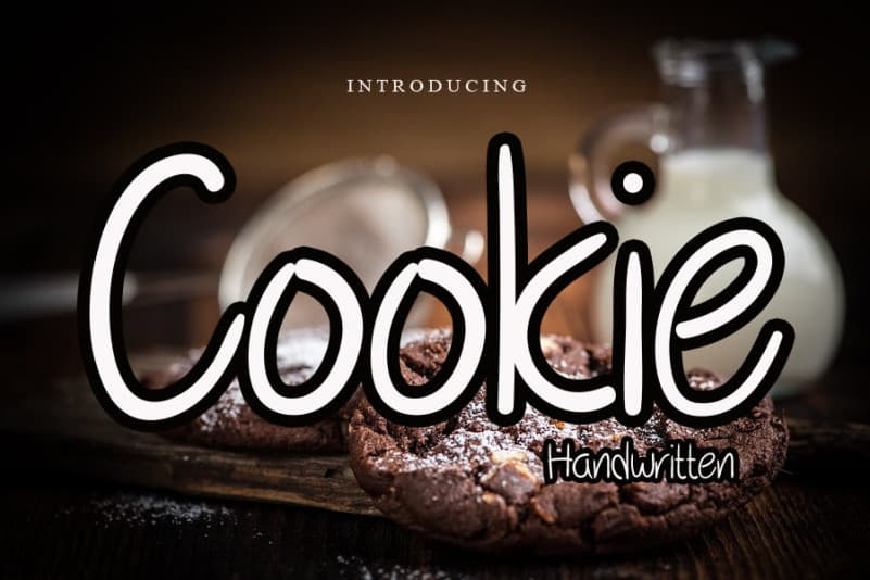 Cookie Display Font