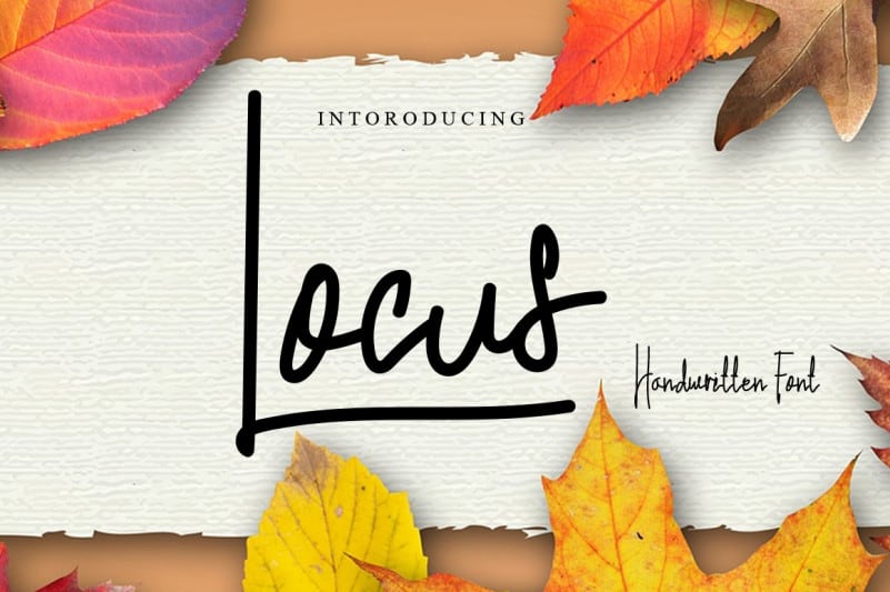 Locus Handwritten Font