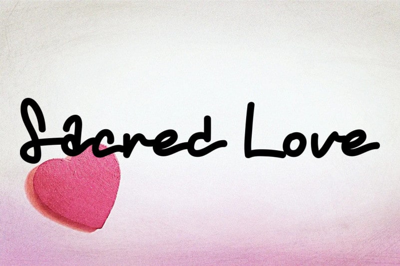 Cute Valentine Handwritten Font preview image 2