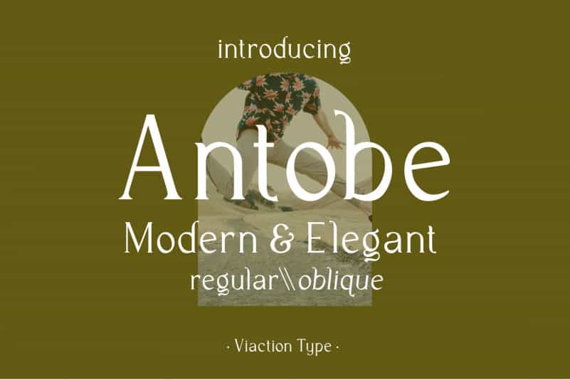 Antobe Serif Font