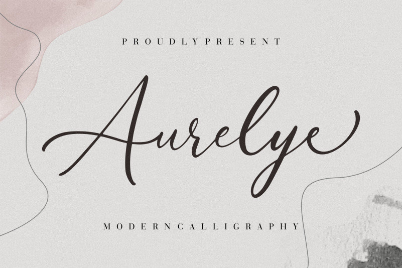 Aurelye Calligraphy Font