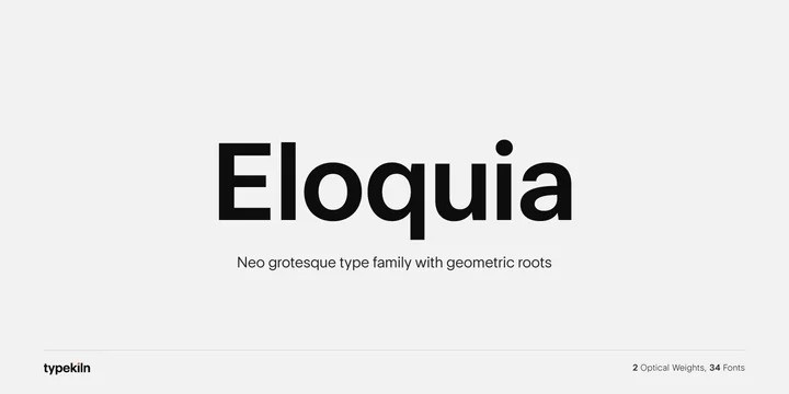 Eloquia Sans Serif Font