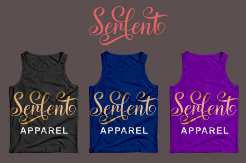 Serfent Script Font preview image 5