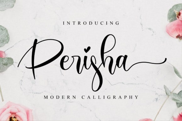 Perisha Calligraphy Font