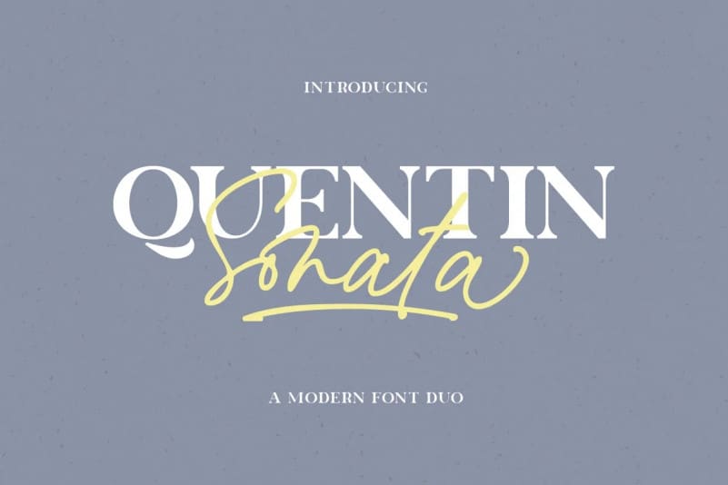 Quentin Sonata Handwritten Font