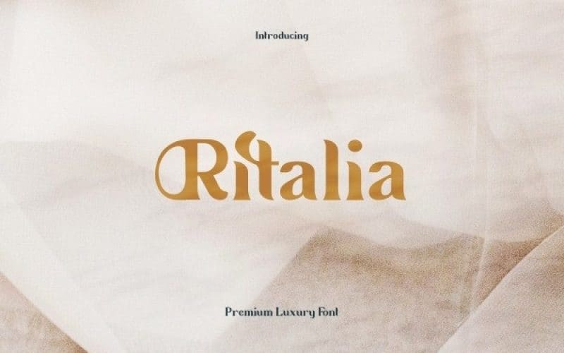 Ritalia Serif Font