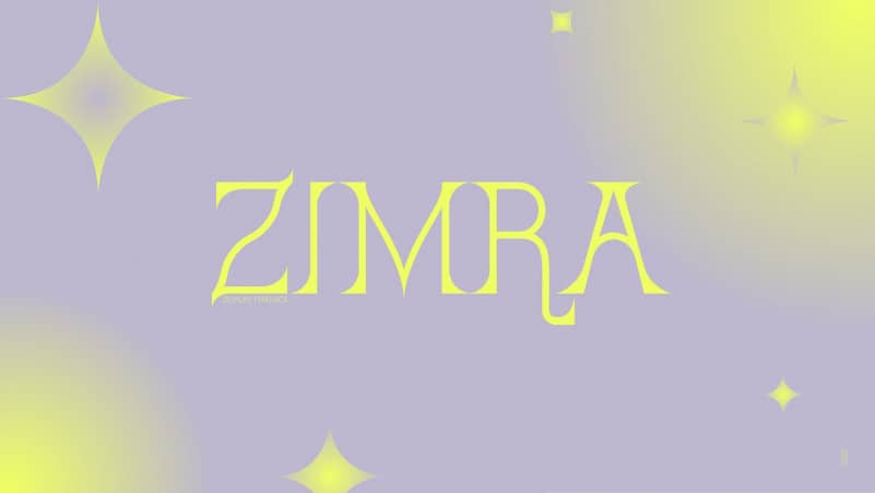 Zimra Display Font