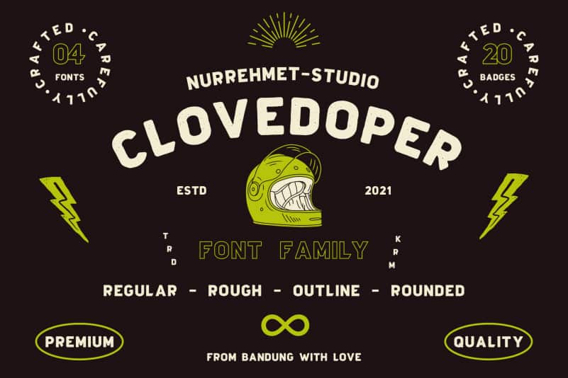 Clovedoper Display Font