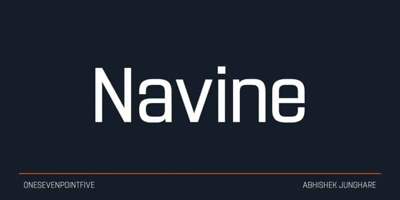 Navine – Sans Serif Font Demo