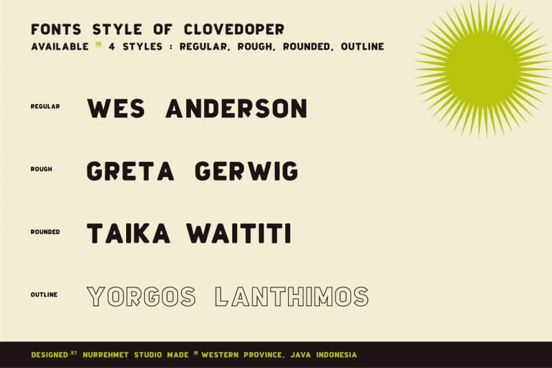 Clovedoper Font preview image 2