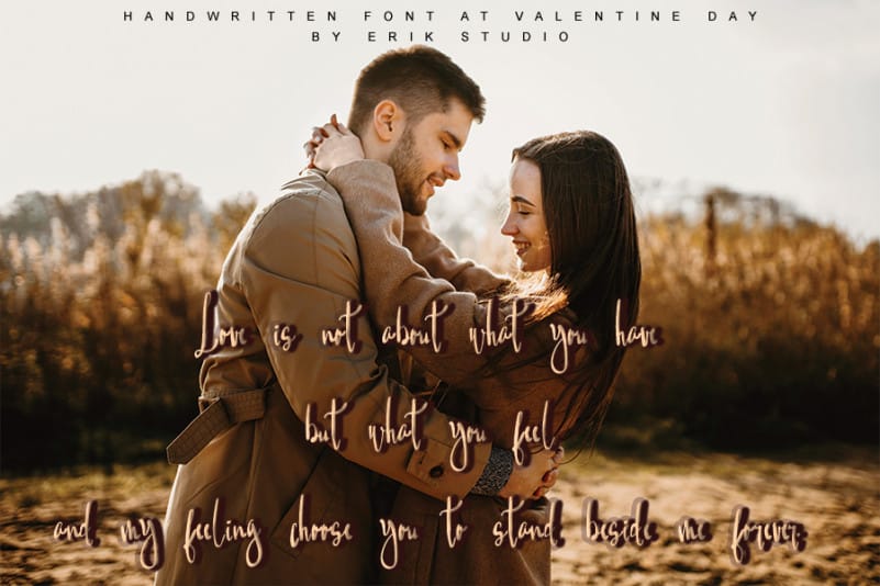 Love Story Font preview image 2