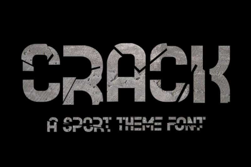 Broken Display Font preview image 2