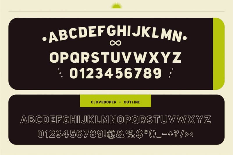 Clovedoper Font preview image 3