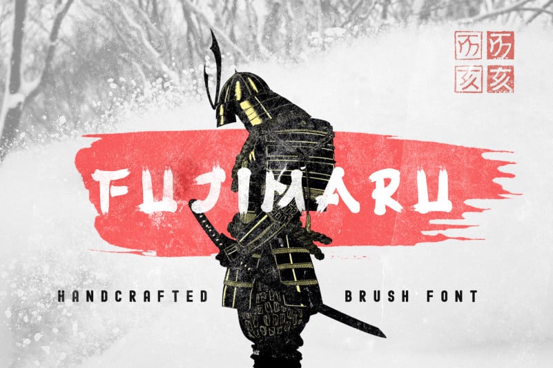 Fujimaru Brush Font