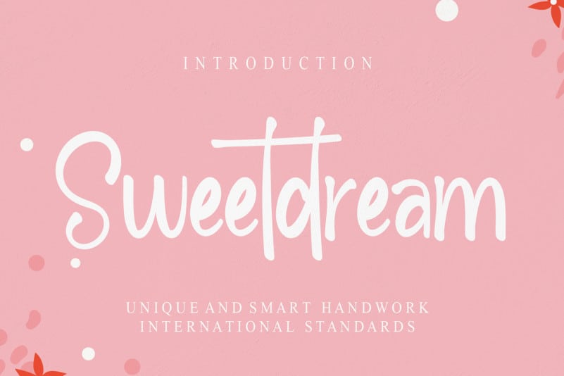 Sweetdream Brush Font