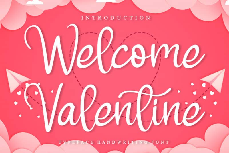 Welcome Valentine Script Font