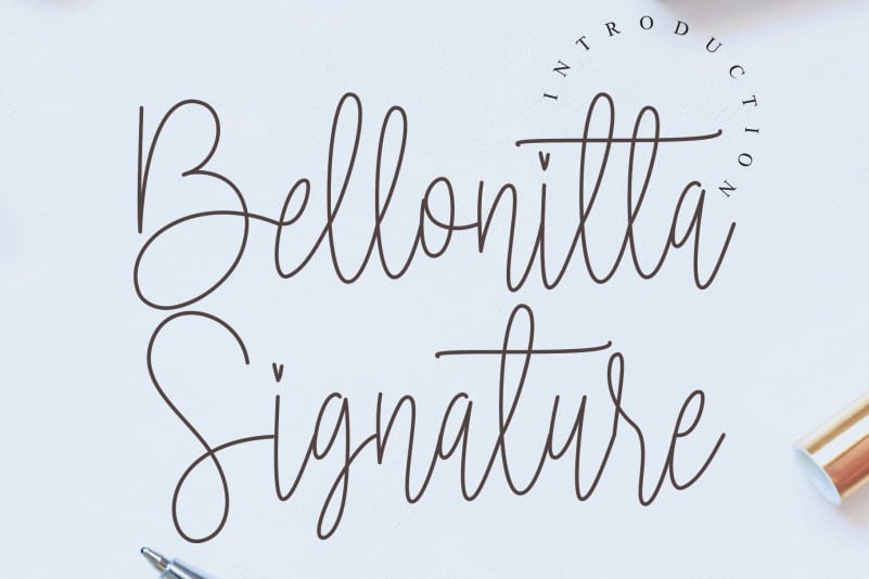 Bellonitta Signature Script Font