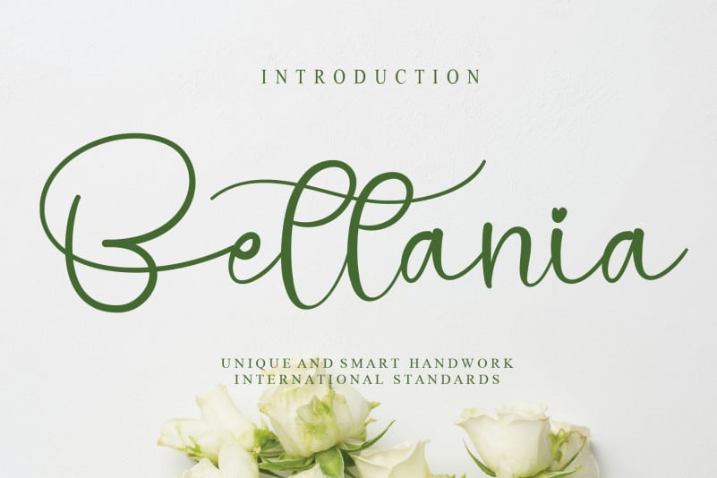 Bettania Calligraphy Font