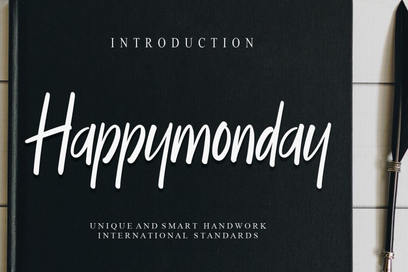 Happymonday Script Font