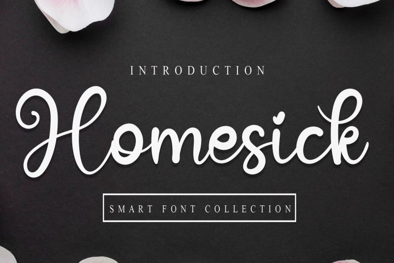 Homesick Script Font