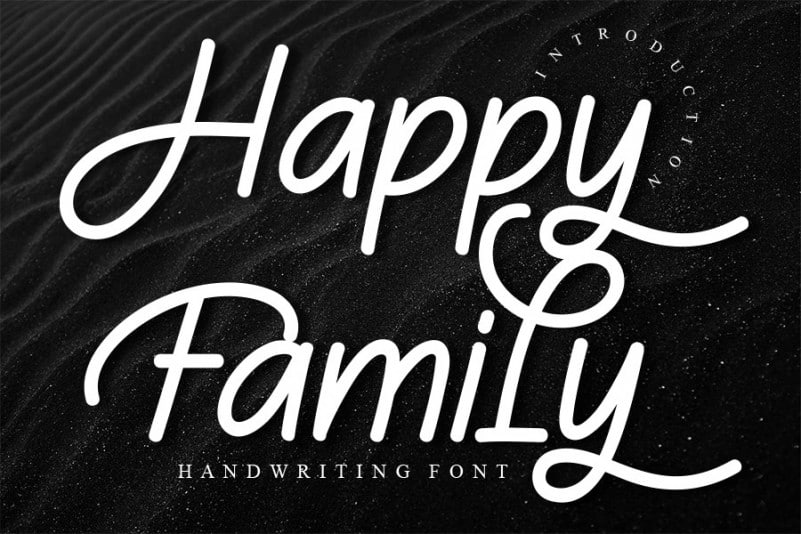 Happy Family Script Font