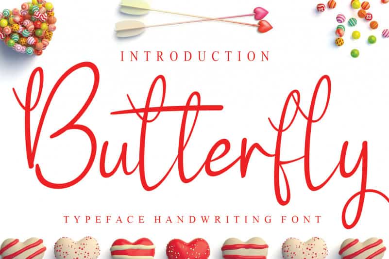 Butterfly1 Script Font