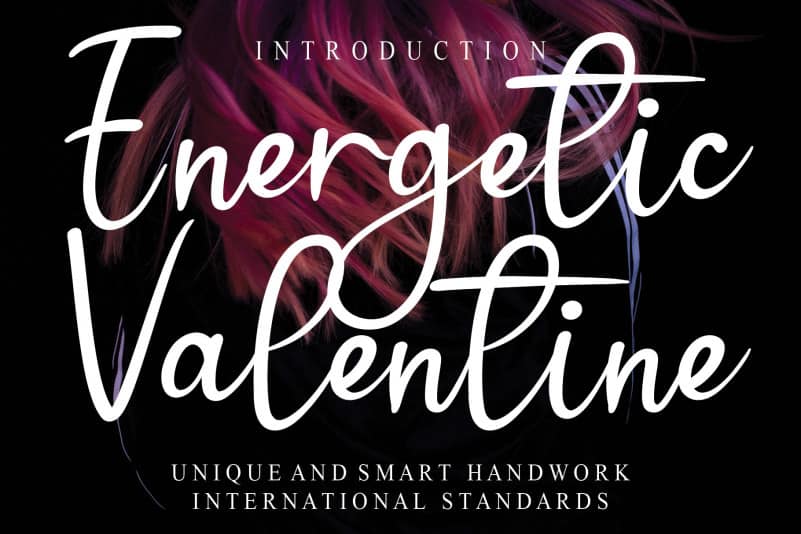 Energetic Valentine Script Font
