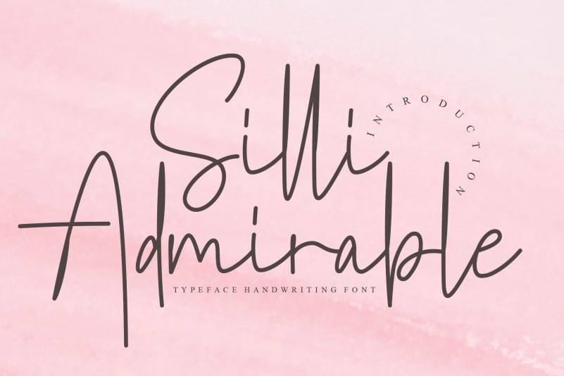 Silli Admirable Handwritten Font