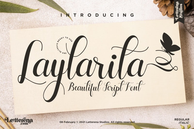Laylarita Script Font