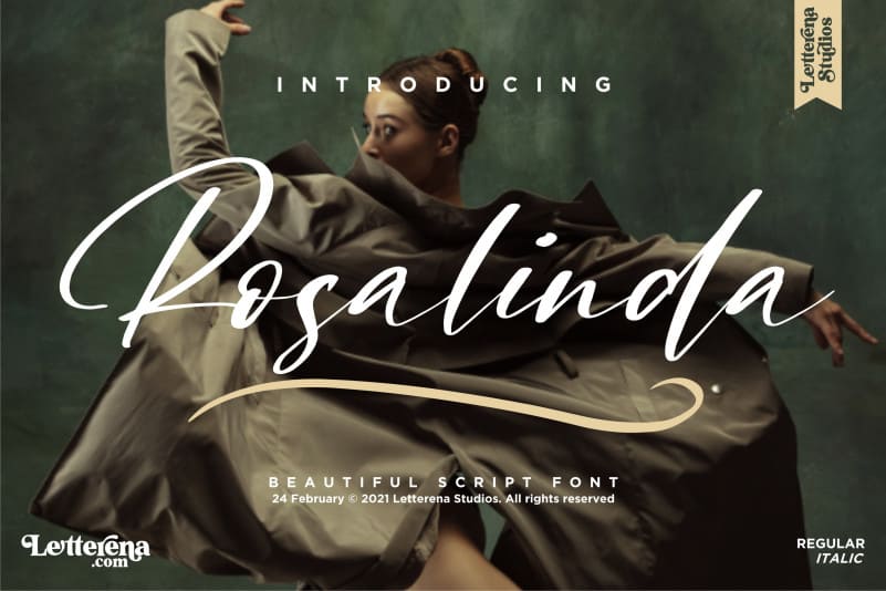 Rosalinda Calligraphy Font