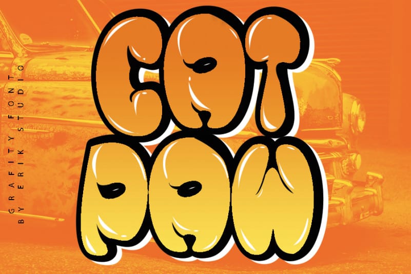 Donut Display Font preview image 2
