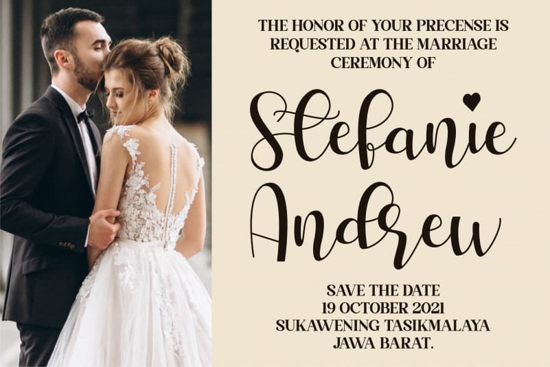 Hello Stefanie Calligraphy Font preview image 2