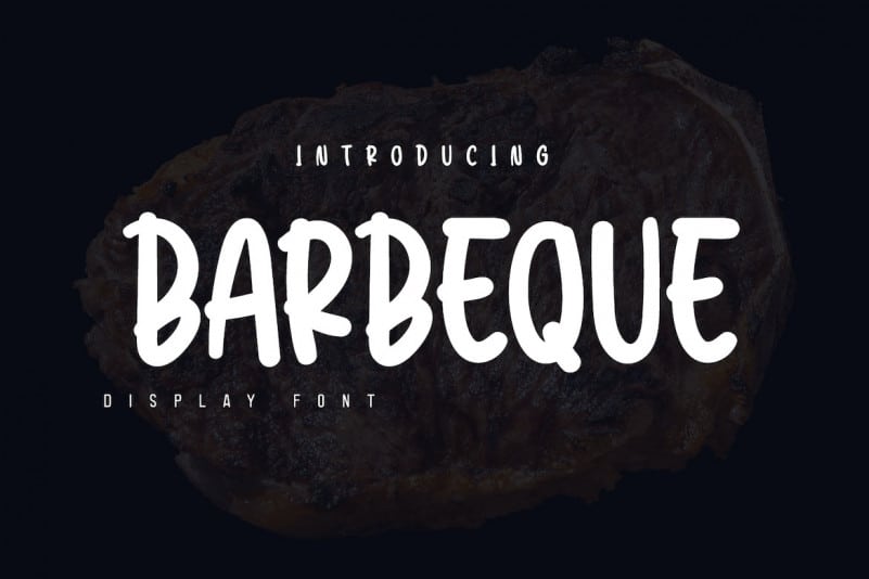Barbeque Display Font