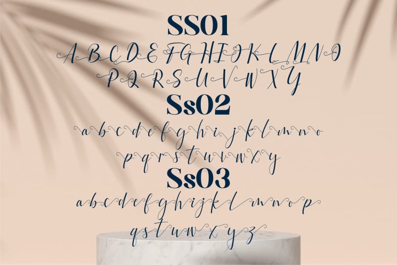 Fattia Script Font preview image 4