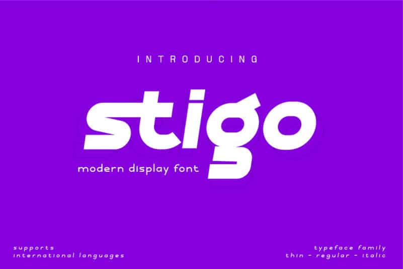 Stigo Sans Serif Font