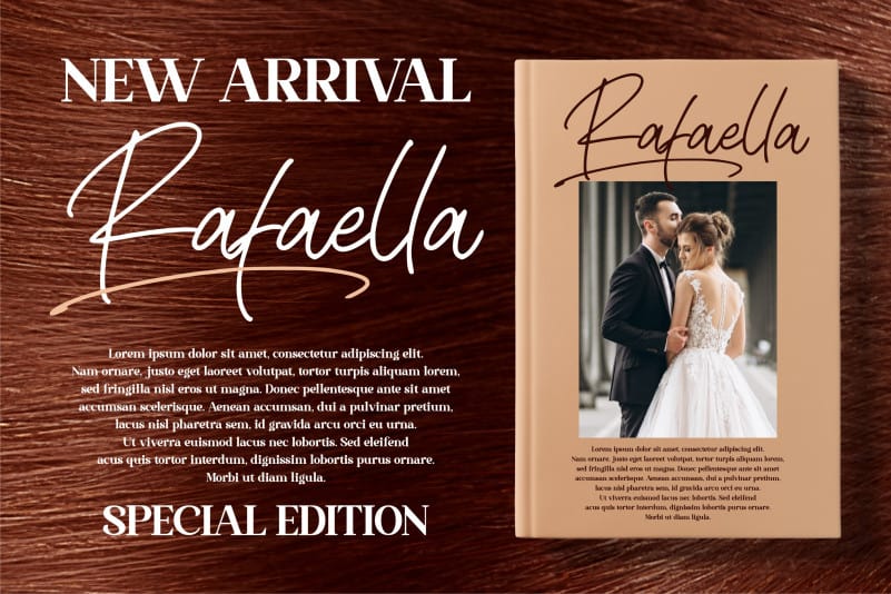 Rafaella Signature Script Font preview image 4