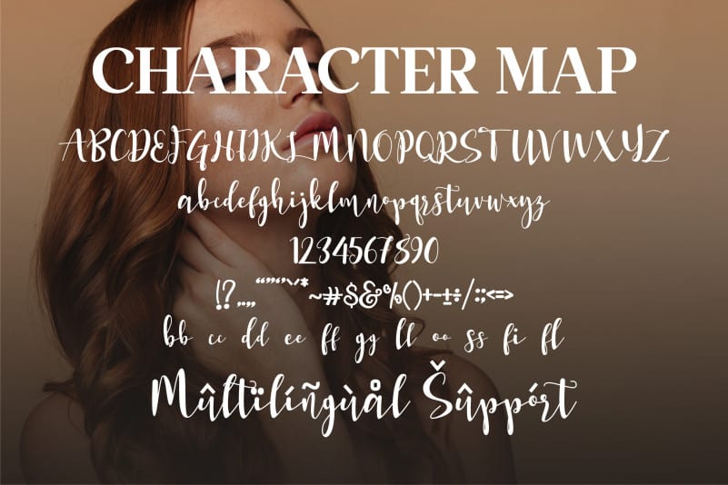Shania Honey Calligraphy Font preview image 3