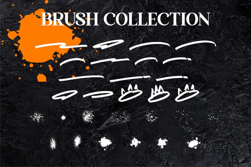 BLACK BRUSH Script Font preview image 3