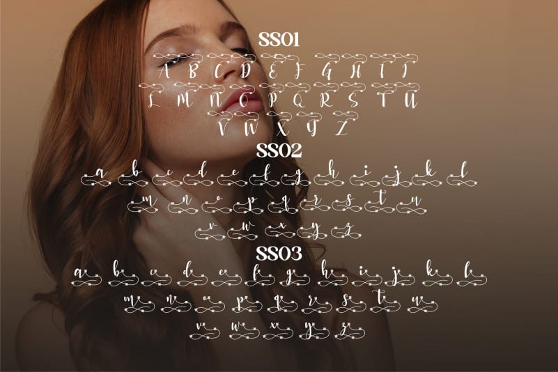 Shania Honey Calligraphy Font preview image 4