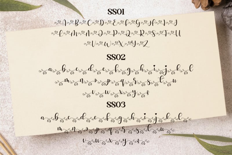 Hello Stefanie Calligraphy Font preview image 4