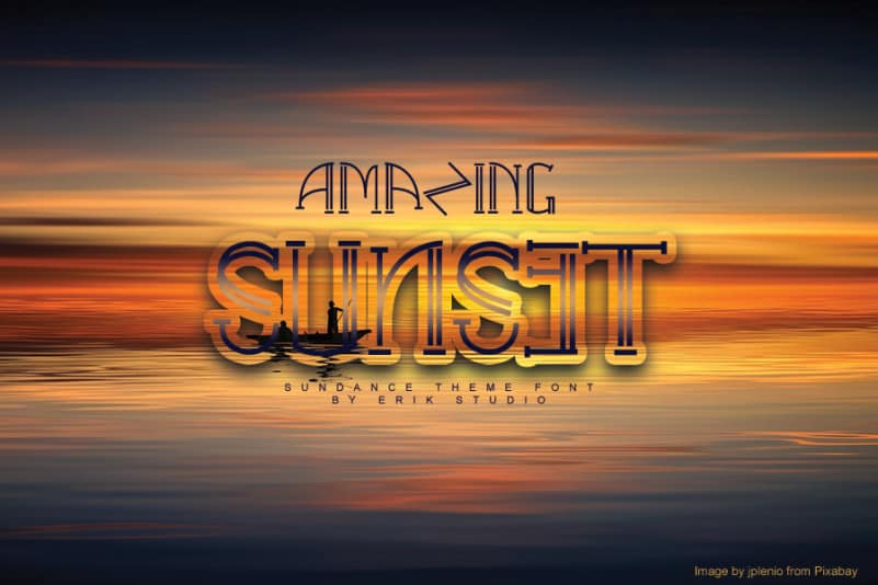 Sundance Display Font preview image 3
