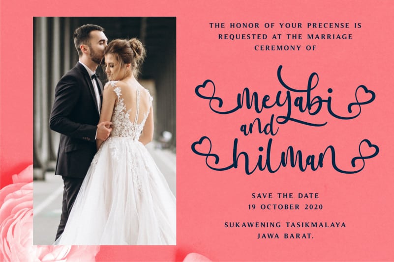 Meyabi Script Font preview image 2