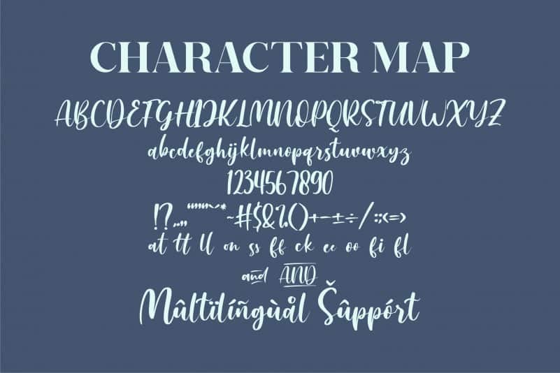 Amallia and Ronaldo Script Font preview image 2